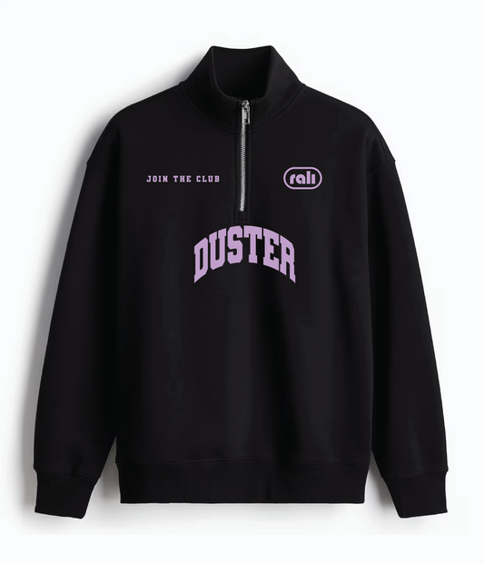 DUSTER Quarter Zip Sweater